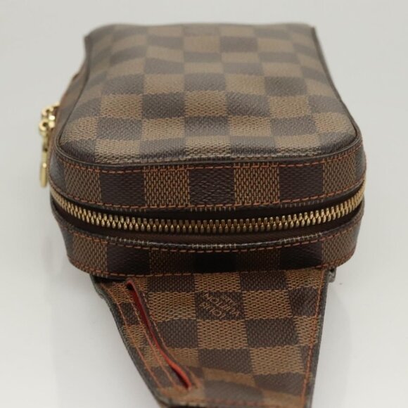 LOUIS VUITTON Damier Ebene Geronimos Shoulder Bag N51994 LV Auth 124677 - Picture 5 of 16